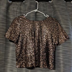 Top Shop sequined top